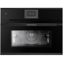 Духовой шкаф Kuppersbusch CBP 6550.0 S5, 60 см, 44 л, пиролитический, черное стекло, 14 режимов, SKU 32868.