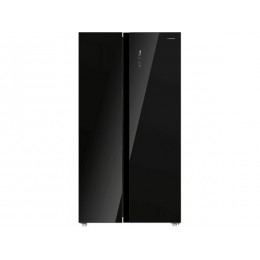Холодильник MAUNFELD MFF177NFB 33568, Side-by-side, 560 л, черный, NoFrost, A++