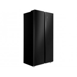 Холодильник MAUNFELD MFF177NFB 33568, Side-by-side, 560 л, черный, NoFrost, A++