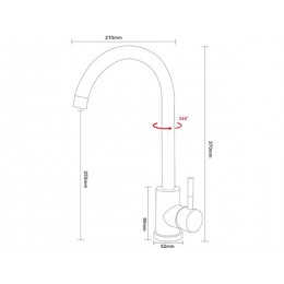 Смеситель Arona ARM 202 GOLD золото
