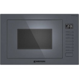 СВЧ-печь MEFERI MMO6025GR 60 см, 25 л, серый, 1450 Вт, сенсорное управление, SKU 29370