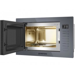 СВЧ-печь MEFERI MMO6025GR 60 см, 25 л, серый, 1450 Вт, сенсорное управление, SKU 29370