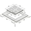 Варочная панель KRONA NEBEL 60 WH W газовая - Эффективность и стиль для вашей кухни