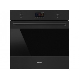 Духовой шкаф SMEG SO6303APN 29671, 68л, пар, СВЧ, 900Вт, черный матовый