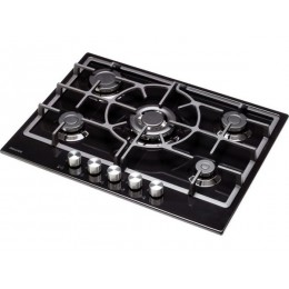 Варочная панель GRAUDE GS 70.1 SM газовая 5 конфорок, чугун, черная, SKU 17472