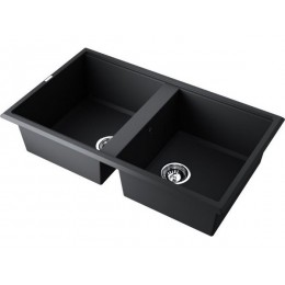 Мойка 35073 Omoikiri Tedori 86-2-BL Tetogranit 860x510 мм черный