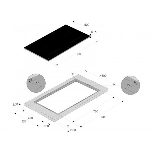 Варочная панель ASKO HIHD854GF: Индукционная модель с встроенной вытяжкой для идеальной кухни
