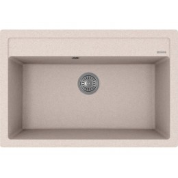 Мойка Florentina Липси 770 песочный, 1 чаша, кварц, размер 770х510 мм, SKU 27276