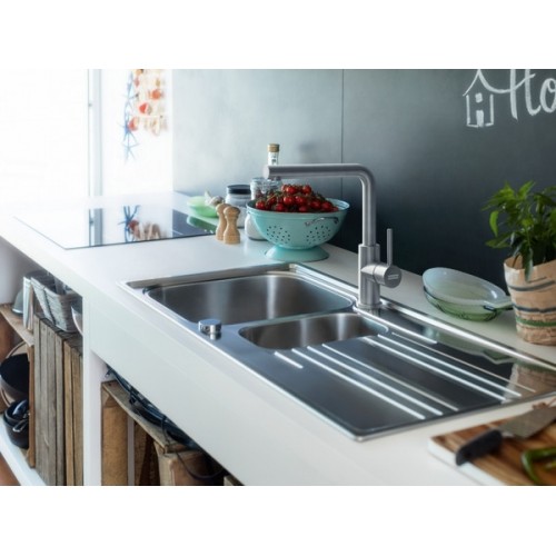 Смеситель Franke Smart Glenda из нержавеющей стали (115.0706.985) - Купить онлайн по выгодной цене