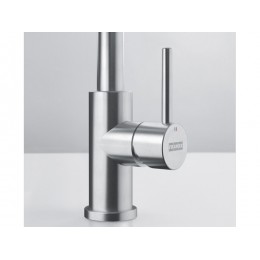 Смеситель Franke Smart Glenda 26878, однорычажный, нерж. сталь, поворотный излив 180°