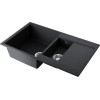 Мойка Omoikiri Daisen 86-2-BL Artgranit/черный (4993477)