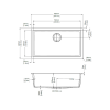 Мойка Longran Enigma ENG780.460 - 10 Onyx