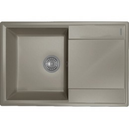 Мойка Florentina Консул 760 (SKU 27679), 1 чаша, кварц, с крылом, перелив, 760х500 мм.
