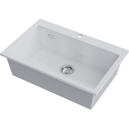Мойка Omoikiri Omishima 76-WH Glossy Natceramic/белый глянцевый (4997483)