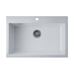 Мойка Omoikiri Omishima 76-WH Glossy Natceramic/белый глянцевый (4997483)