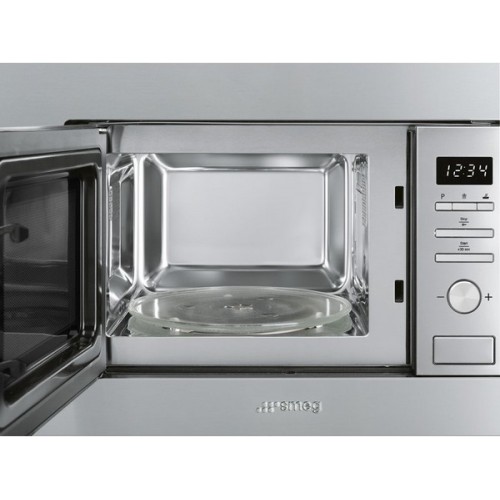 СВЧ-печь SMEG FMI017X встраиваемая - Эстетика и функциональность для вашей кухни