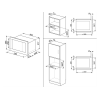СВЧ-печь SMEG FMI017X встраиваемая - Эстетика и функциональность для вашей кухни