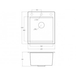 Мойка Emar EMQ-1420.Q Морион