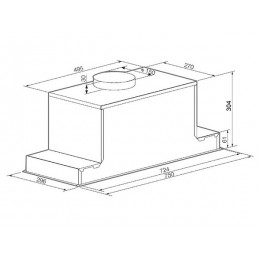 Вытяжка GRAUDE LB 75.1 W 7987, 75 см, белая, 700 м³/ч, стекло/нержавейка