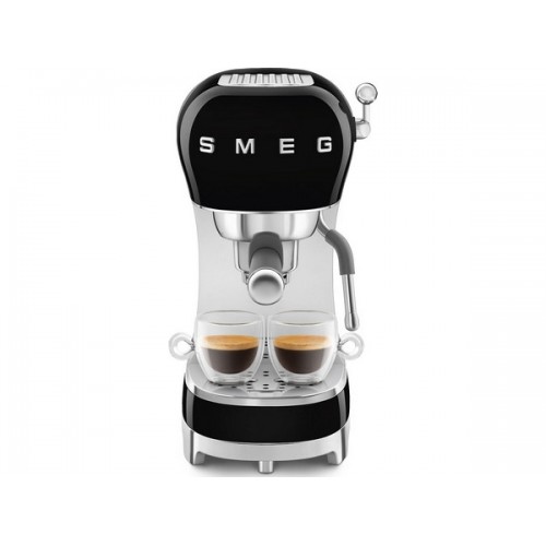 Кофемашина-эспрессо SMEG ECF02BLEU черный - идеальный выбор для настоящих ценителей кофе