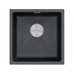 Мойка Paulmark Lumi 45uni LU45-DG, 600мм, гранит, 455x460мм, 190мм глубина, SKU 25688