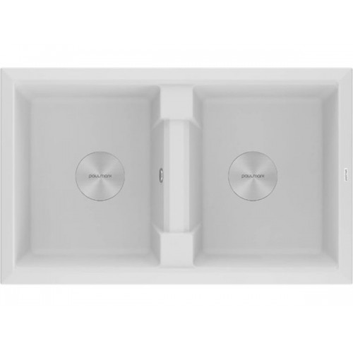 Мойка Paulmark Tandem 80/2 PM238150-WH, белая - идеальное решение для вашей кухни