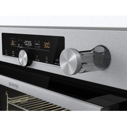 Духовой шкаф Gorenje BSA6747A04X 27389, 60 см, нерж. сталь, 77 л, паровая функция