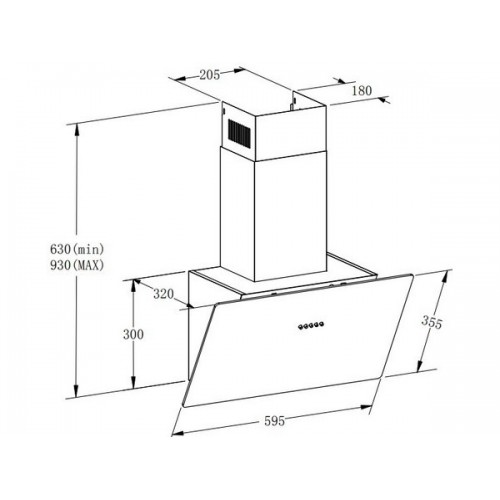 Вытяжка MEFERI AIRBOX60WH LIGHT - Эффективное решение для вашей кухни