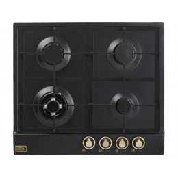 Варочная панель Korting HG 661 CTGN газовая 60 см, 4 конфорки, матовый черный, SKU 23190