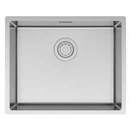 Мойка Paulmark Lassan 54 uni LA54-BS, нержавеющая сталь, 540x440x200 мм, 1 чаша, SKU 26090