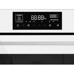 Духовой шкаф MAUNFELD AEOD76106W, 60 см, белый, 76 л, 10 режимов, сенсорное управление, гриль, A класс, SKU 35594