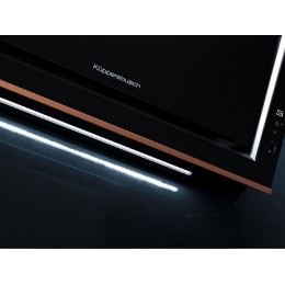 Вытяжка Kuppersbusch DW 9880.0 S7, SKU 32795, наклонная 90 см, 920 м³/ч, черное стекло, A+++