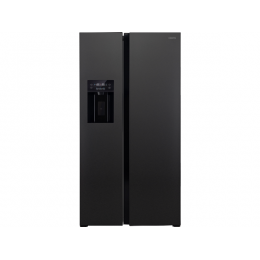 Холодильник HIBERG RFS-650DX NFB 25195, Side-by-Side, 618 л, A+, графитовый