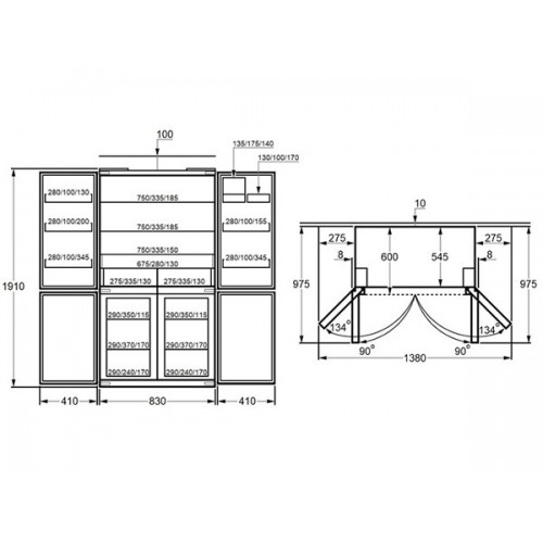 Холодильник MAUNFELD MFF190NFDGN Matt Inverter