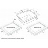 Мойка Paulmark Gera 60 PM205546-BL из черного гранита – Элегантность и Долговечность для Вашей Кухни