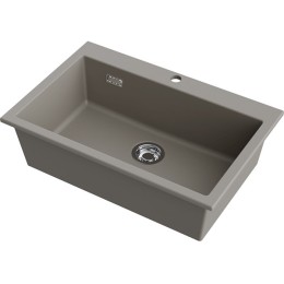 Мойка Omoikiri Omishima 76-DG Matt Natceramic/dust grey матовый (4997552)
