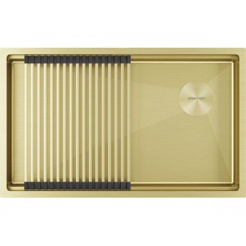 Мойка Paulmark Next-pro 74 uni PM707445-LG в светлом золоте - идеальное решение для вашей кухни