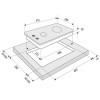 Варочная панель KRONA CALORE 30 WH газовая - Эффективность и стиль для вашей кухни
