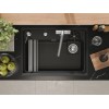 Мойка Granula KS-7308R черного цвета – стильное решение для вашей кухни