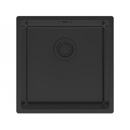 Мойка Paulmark Lassan 44 uni LA44-MBN, нержавеющая сталь, 440x440 мм, 1 чаша, SKU 26604