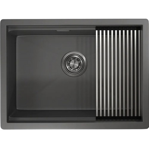 Мойка Granula KS-6045U, графит матовый