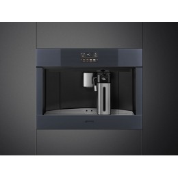 Кофемашина SMEG CMS4104GRU 26805, стекло Neptune Grey, сенсорное управление, 13 напитков, 15 бар.