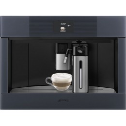 Кофемашина SMEG CMS4104GRU 26805, стекло Neptune Grey, сенсорное управление, 13 напитков, 15 бар.