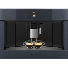 Кофемашина SMEG CMS4104GRU 26805, стекло Neptune Grey, сенсорное управление, 13 напитков, 15 бар.