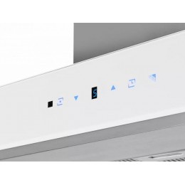 Вытяжка Kuppersberg DUDL 8 GW 90 см, 1300 м³/ч, нержавеющая сталь/белый, SKU 22208