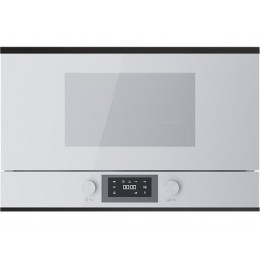 СВЧ-печь Kuppersbusch MR 6330.0 W5, 22 л, 850 Вт, белое стекло, 60 см, 14 программ, гриль, SKU 32715