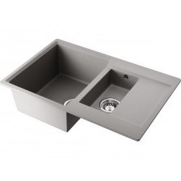 Мойка 34616 Omoikiri Daisen 78-2-GR Artgranit 780x510 мм, врезная, с крылом