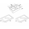 Мойка Paulmark Next-multi sink 54 uni PM785445-GM из вороненой стали - Качество и Стиль для Вашей Кухни