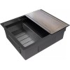 Мойка Paulmark Next-multi sink 54 uni PM785445-GM из вороненой стали - Качество и Стиль для Вашей Кухни