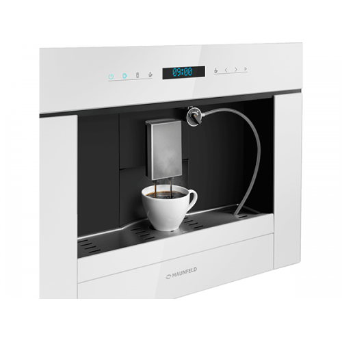 Кофемашина MAUNFELD AMCM1503W - Встраиваемая Кофемашина для Идеального Эспрессо и Капучино